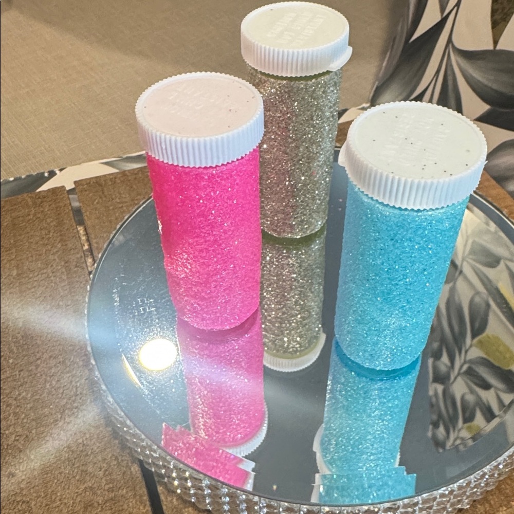 Handmade glittered medicine bottles - Picture 2 of 2